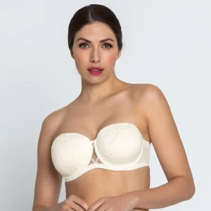 Lise Charmel - Soutien-gorge Bustier Bellissime Amour Ecru Nacre