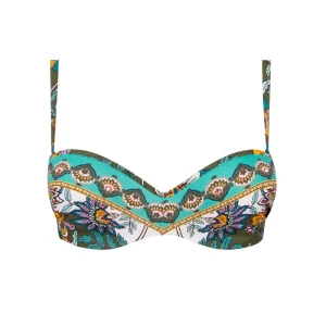 Lise Charmel Maillots De Bain - Bustier Court Fleur Persane Bronze Persanne