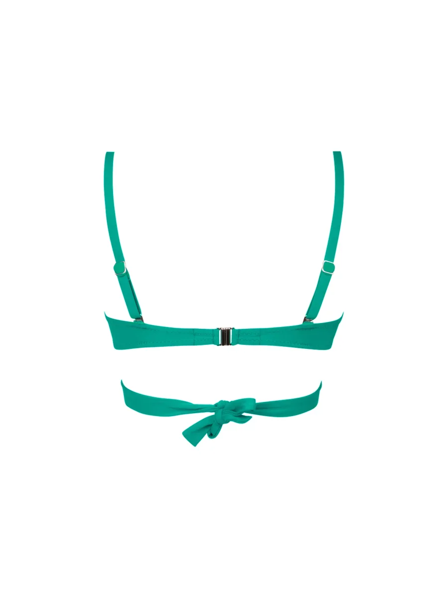 Maillot de bain Antigel de Lise Charmel - La Chiquissima Triangle Mousse Souple Avec Liens Mer Emeraude – Image 5