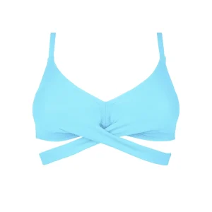 Maillots de bain Antigel de Lise Charmel - La Chiquissima Bikini triangle rembourré doux avec liens Turquoise Chic