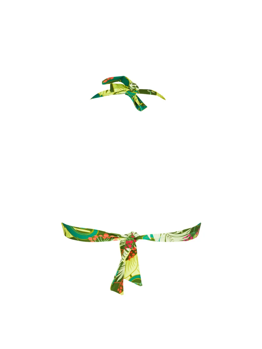 Maillot de bain Antigel de Lise Charmel - Bikini triangle rembourré souple La Venus Nature Vert Tropic – Image 5