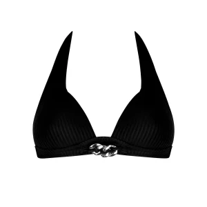 Maillots de bain Antigel de Lise Charmel - Bikini triangle rembourré La Stricto Chic Noir