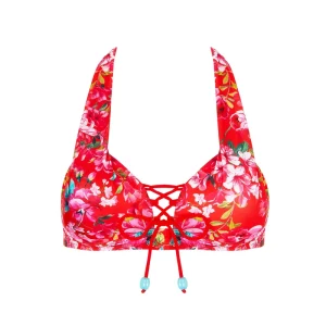 Maillot de bain Antigel de Lise Charmel - Bikini triangle rembourré La Cherie Forever Rouge Cherie