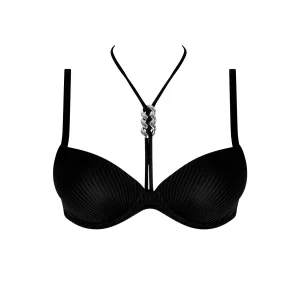 Maillots de bain Antigel de Lise Charmel - Haut de bikini rembourré La Stricto Chic Noir