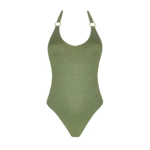 Maillot de bain Antigel de Lise Charmel - Maillot de bain dos nu sans armatures La Fashion Sirene Vert Sirene