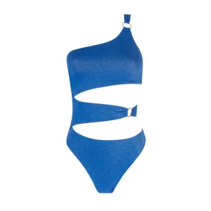 Maillot de bain Antigel de Lise Charmel - La Fashion Sirene Trikini asymétrique Bleu Sirene