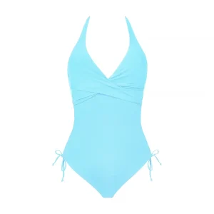 Maillots de bain Antigel de Lise Charmel - Maillot de bain dos plongeant La Chiquissima Turquoise Chic