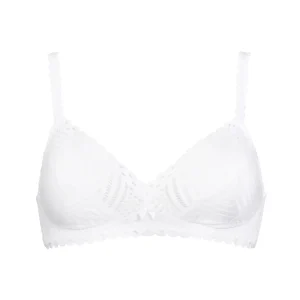 Antigel By Lise Charmel - Soutien-gorge triangle sans armatures Tressage Graphic Tressage Blanc