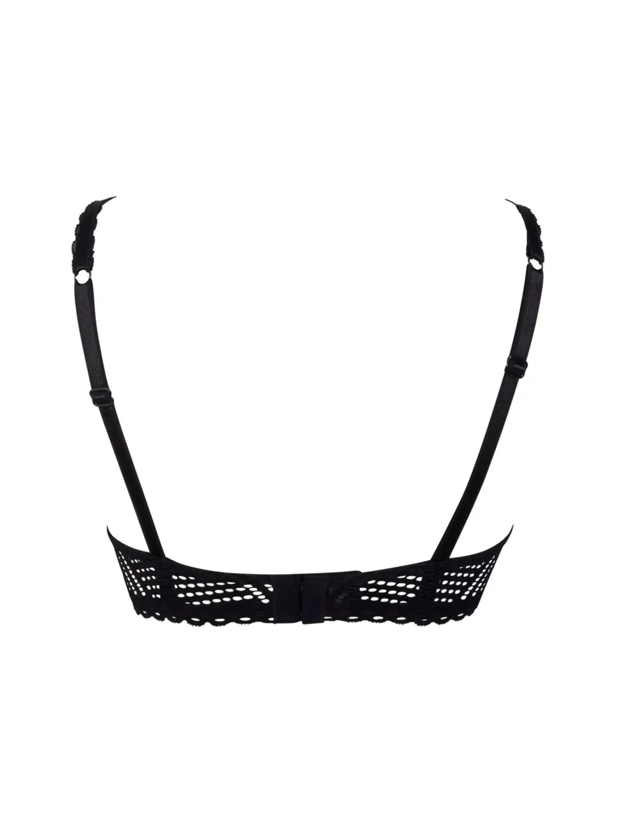 Antigel By Lise Charmel - Soutien-gorge triangle sans armatures Tressage Graphic Tressage Noir – Image 3