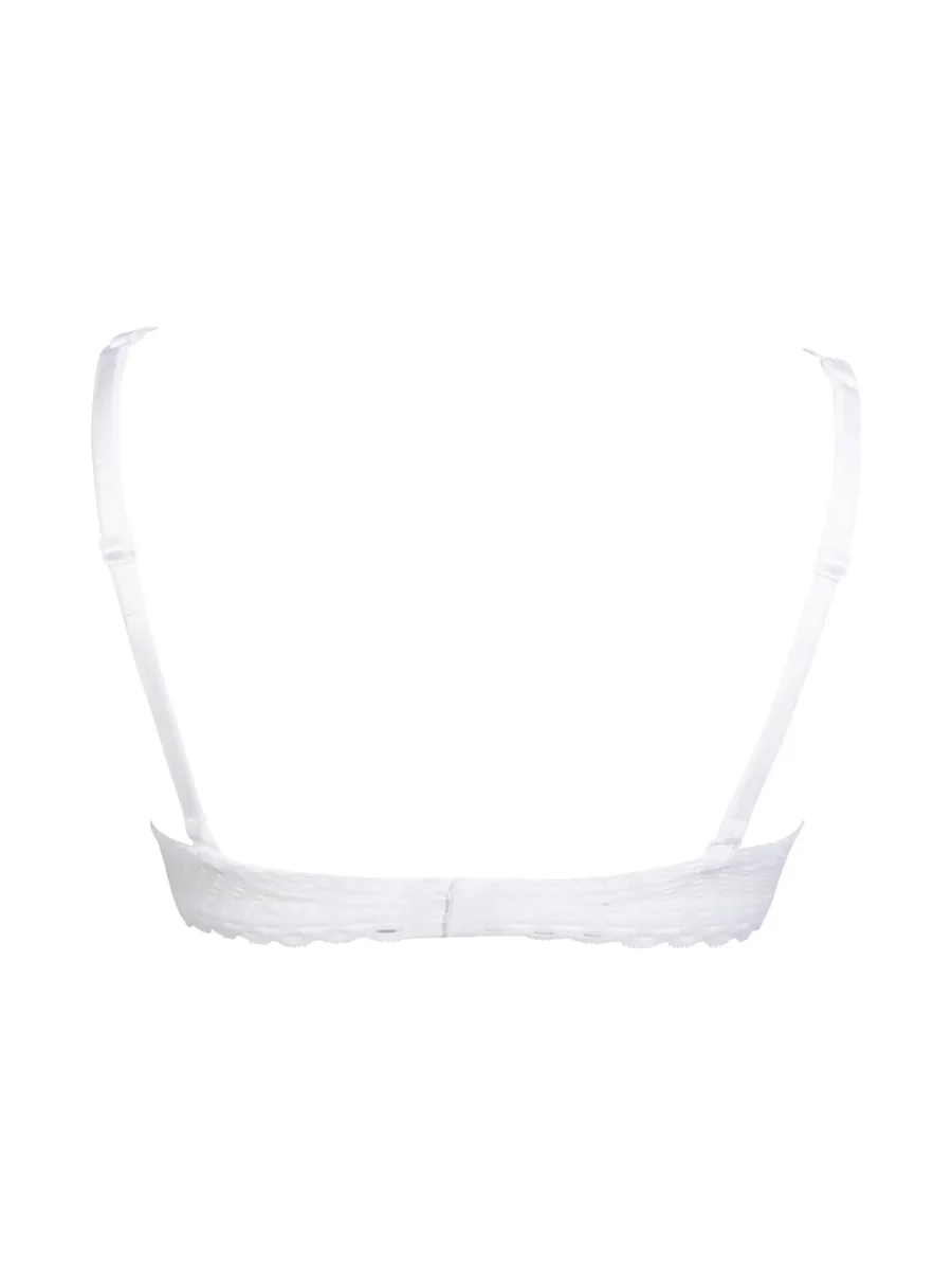 Antigel By Lise Charmel - Soutien-gorge bandeau sans bretelles Tressage Graphic Tressage Blanc – Image 3