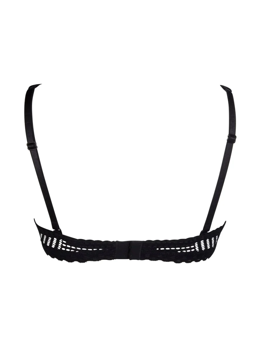 Antigel By Lise Charmel - Soutien-gorge bandeau sans bretelles Tressage Graphic Tressage Noir – Image 3