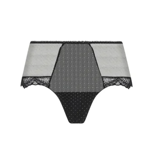 Antigel de Lise Charmel - Nuit Des Etoiles Boyshort Noir Or