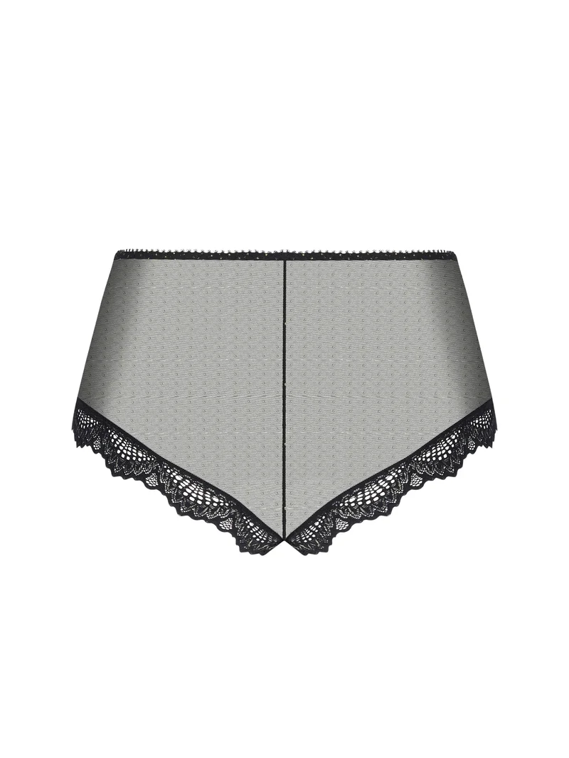 Antigel de Lise Charmel - Nuit Des Etoiles Boyshort Noir Or – Image 4