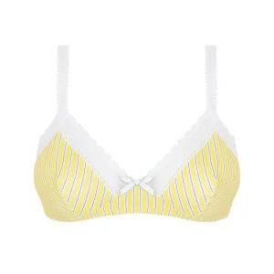 Antigel By Lise Charmel - Un Brin Garconne Wireless Triangle Bra Jaune Liquette
