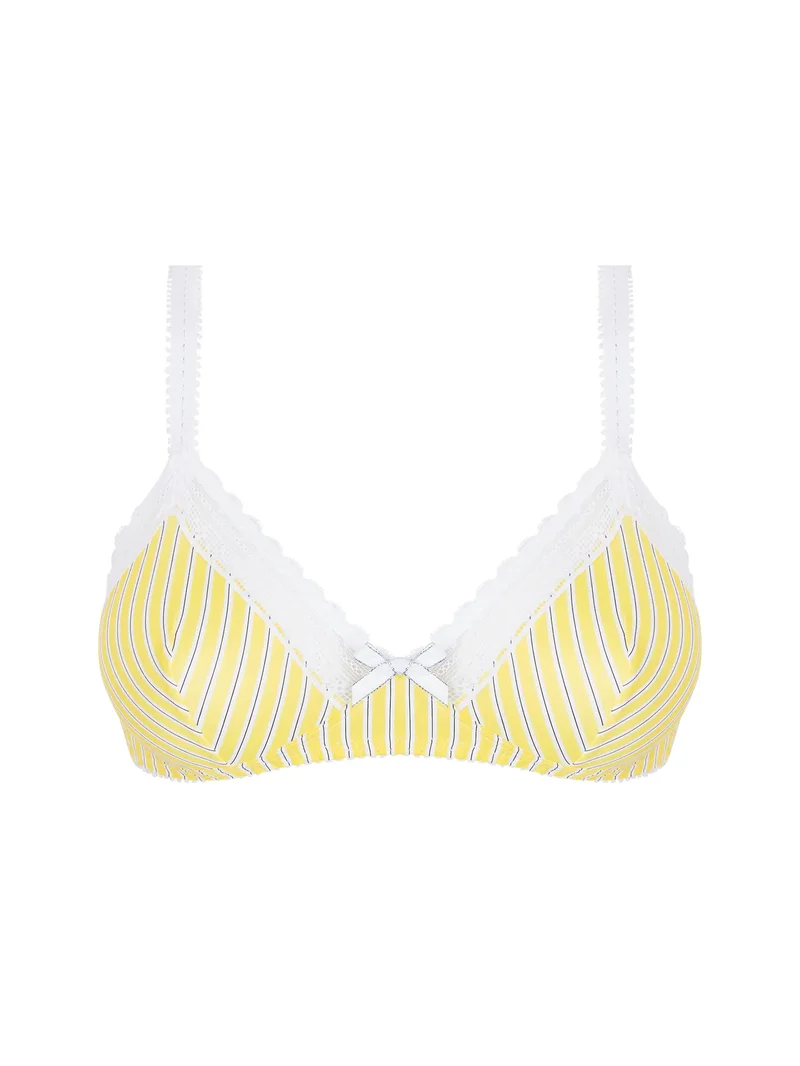 Antigel By Lise Charmel - Un Brin Garconne Wireless Triangle Bra Jaune Liquette