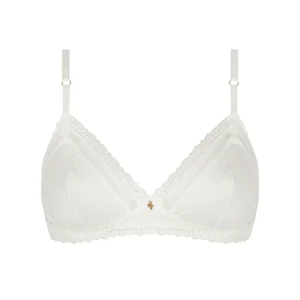Antigel de Lise Charmel - Exquise En Dentelle Triangle Sans Fil Ecru Nacre