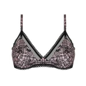 Soutien-gorge triangle sans armatures Antigel de Lise Charmel - Tartan Glamour Rose Tartan
