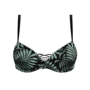 Antigel de Lise Charmel - Soutien-gorge Contour Jungle Du Soir Vert Minuit
