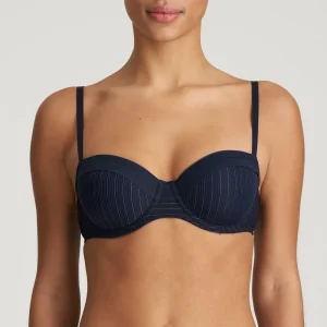 Marie Jo - Soutien-gorge rembourré balconnet Tokuda Velours Bleu