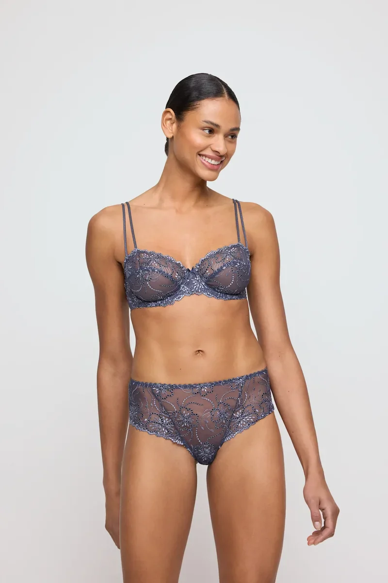 Marie Jo - Soutien-gorge balconnet Jane à coutures horizontales Blue Shadow – Image 3