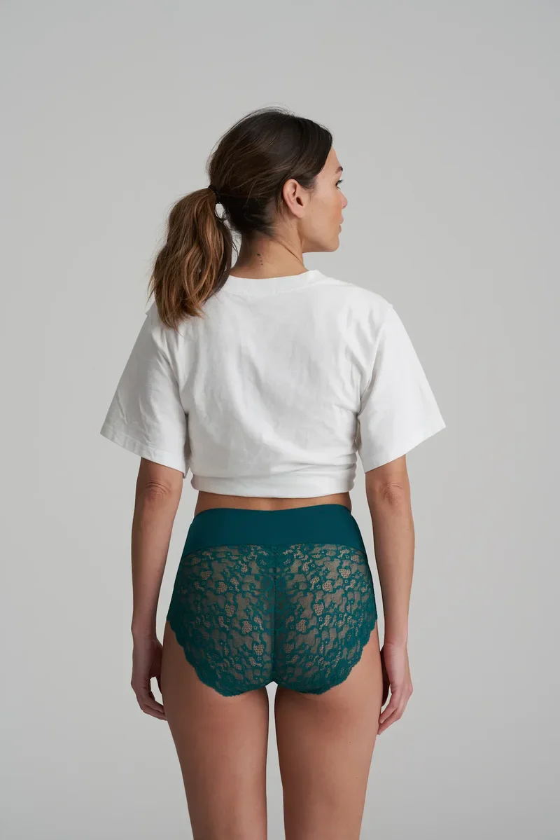 Marie Jo - Culotte haute gainante en dentelle Color Studio Vert jaspe – Image 4