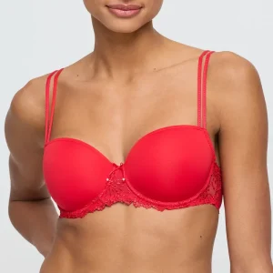 Marie Jo - Soutien-gorge balconnet rembourré Jane Rouge véritable