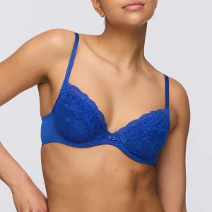 Marie Jo - Soutien-gorge push-up Melipha coussinets amovibles imprimé bleu
