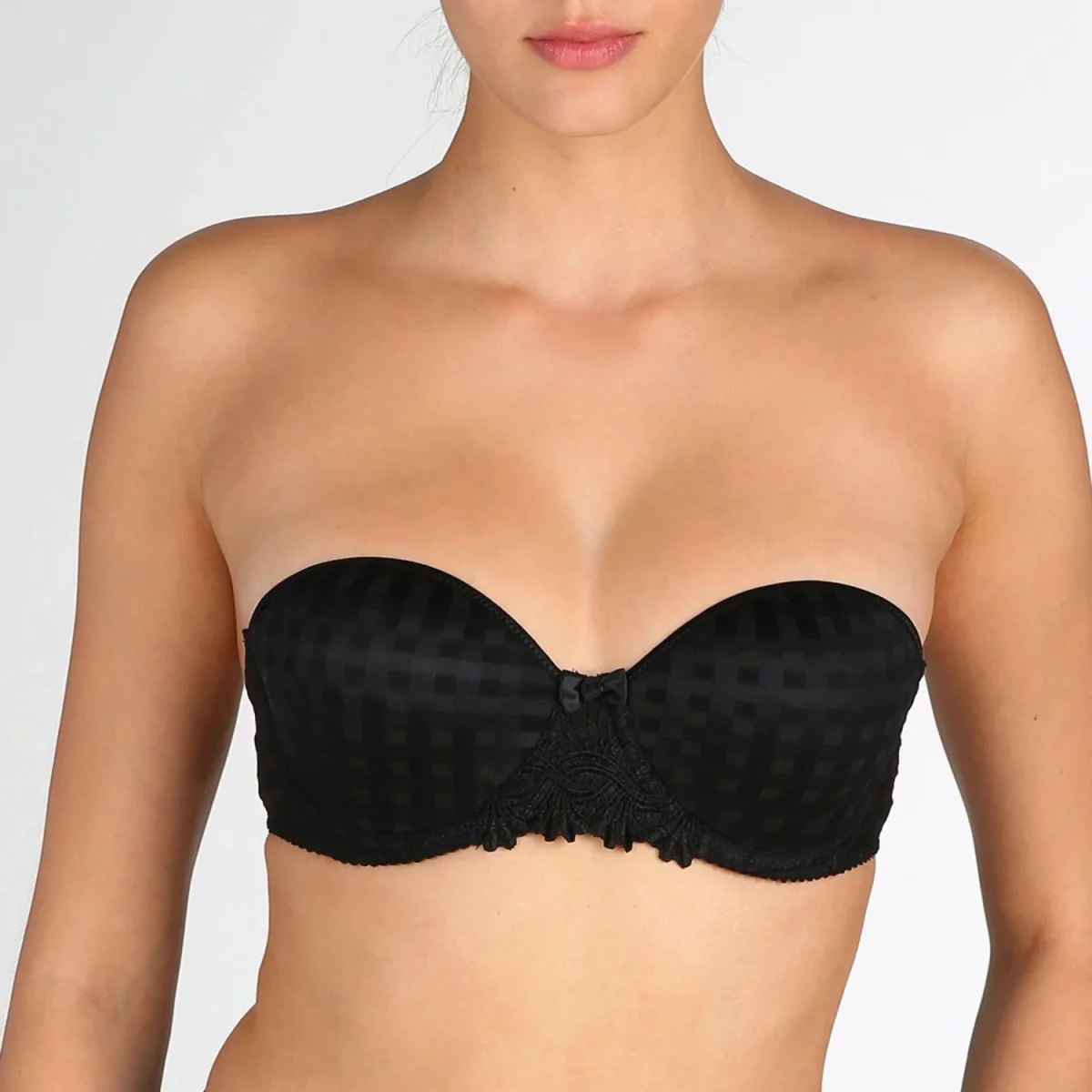 Marie Jo - Soutien-gorge rembourré Avero sans bretelles Noir – Image 2
