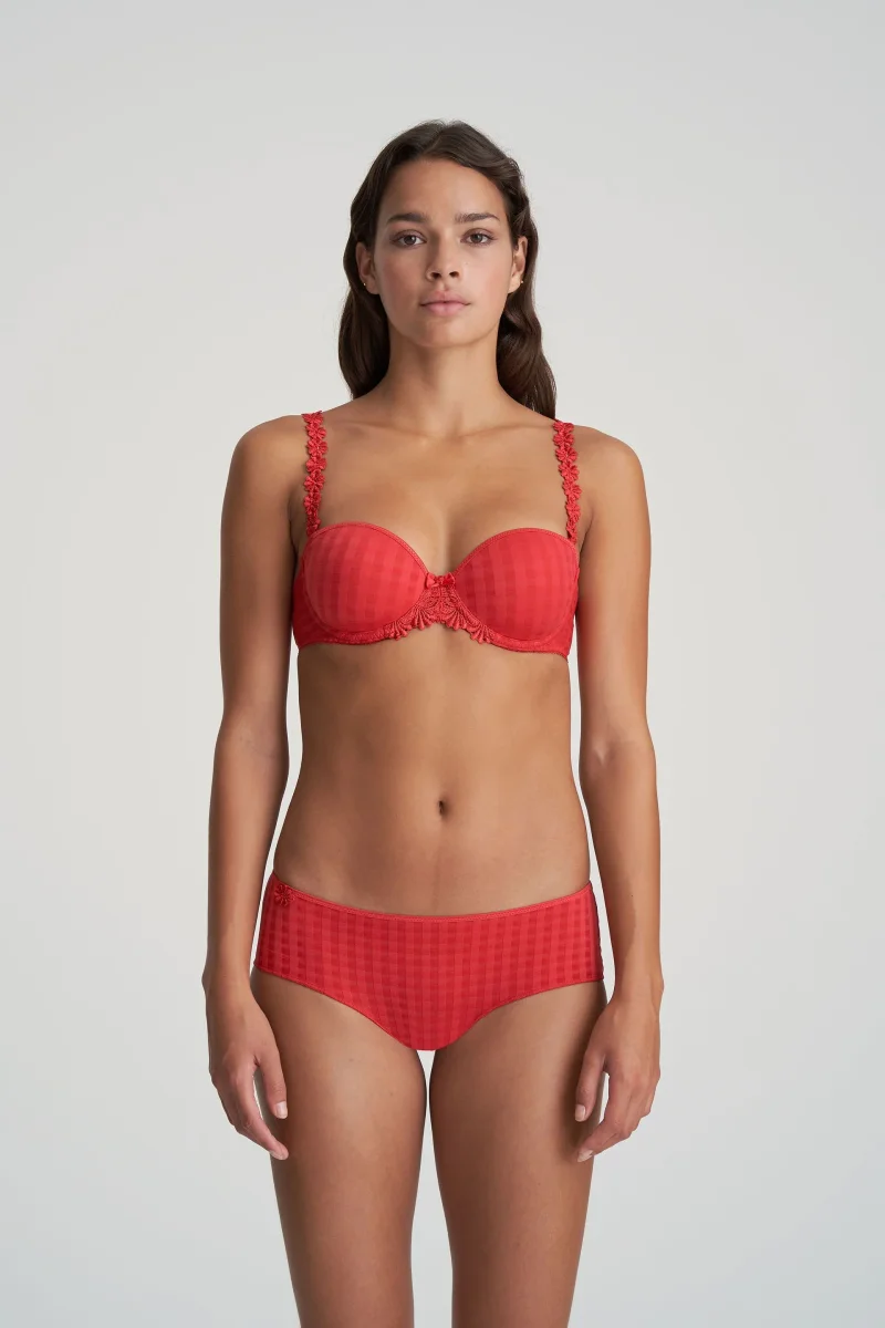 Marie Jo - Soutien-gorge rembourré Avero sans bretelles Scarlet – Image 4