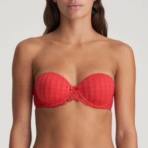 Marie Jo - Soutien-gorge rembourré Avero sans bretelles Scarlet