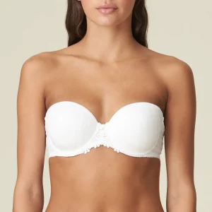 Marie Jo - Soutien-gorge rembourré Avero sans bretelles Blanc
