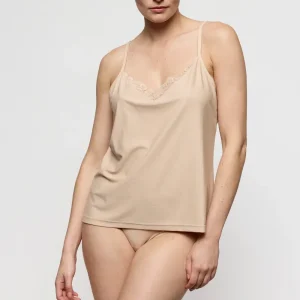 Marie Jo - Haut en dentelle Soft Studio sans bonnets, couleur Café Latte