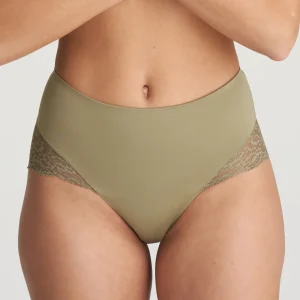 Marie Jo - Slip Haut Color Studio Shapewear Dentelle Olive Doré