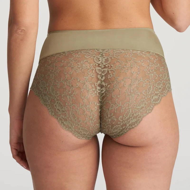 Marie Jo - Slip Haut Color Studio Shapewear Dentelle Olive Doré – Image 3