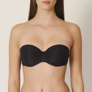 Marie Jo - Soutien-gorge rembourré Tom sans bretelles Charbon
