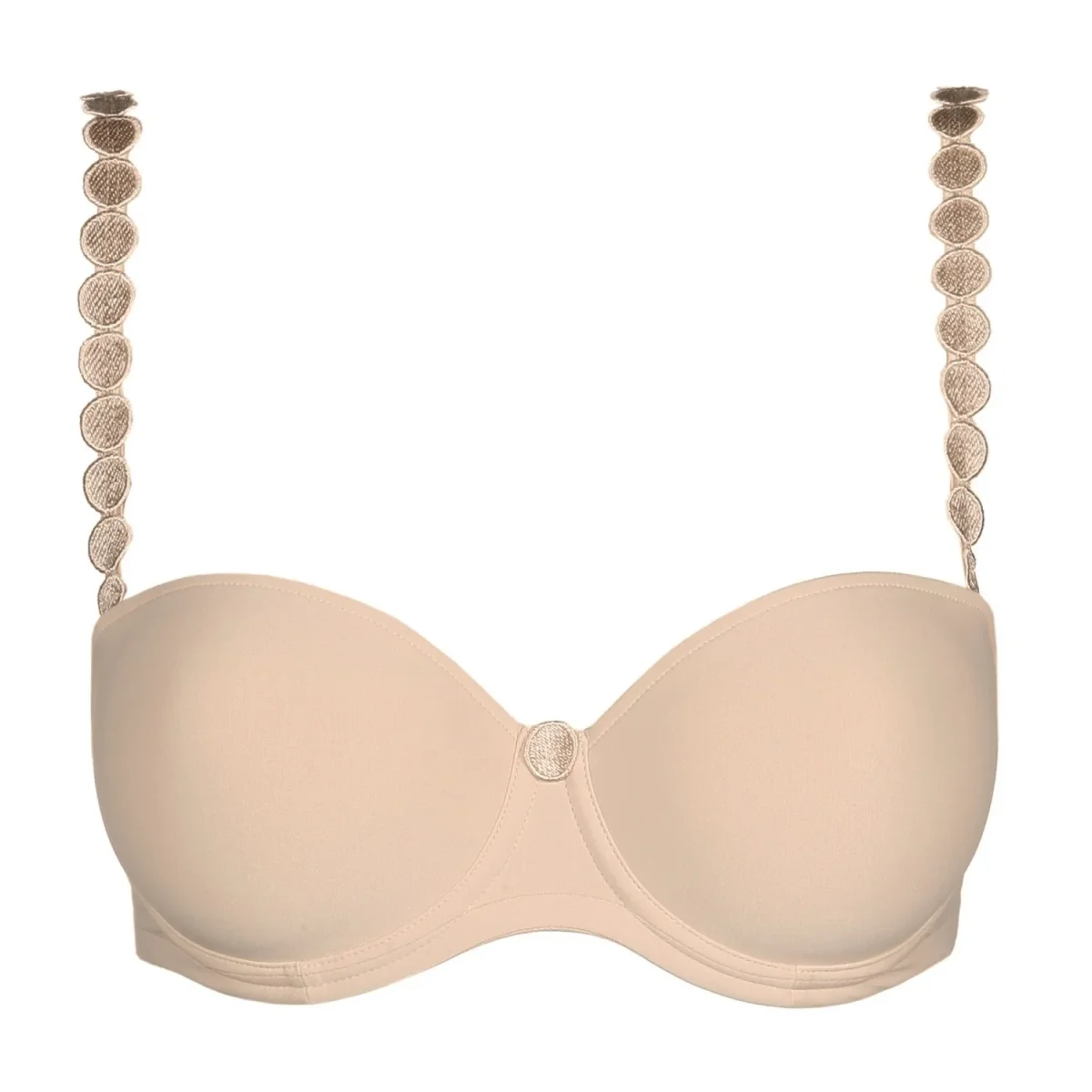 Marie Jo - Soutien-gorge rembourré Tom sans bretelles Caffe Latte – Image 5