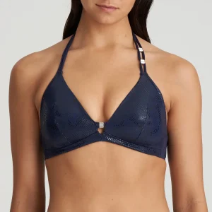 Marie Jo Maillots De Bain - Haut De Bikini Triangle Rembourré San Domino Bleu Soirée