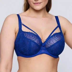 Primadonna - Soutien-gorge balconnet Sophora à coutures tulipes et imprimé bleu