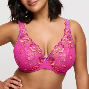 Primadonna - Soutien-gorge plongeant semi-rembourré Devdaha Very Berry
