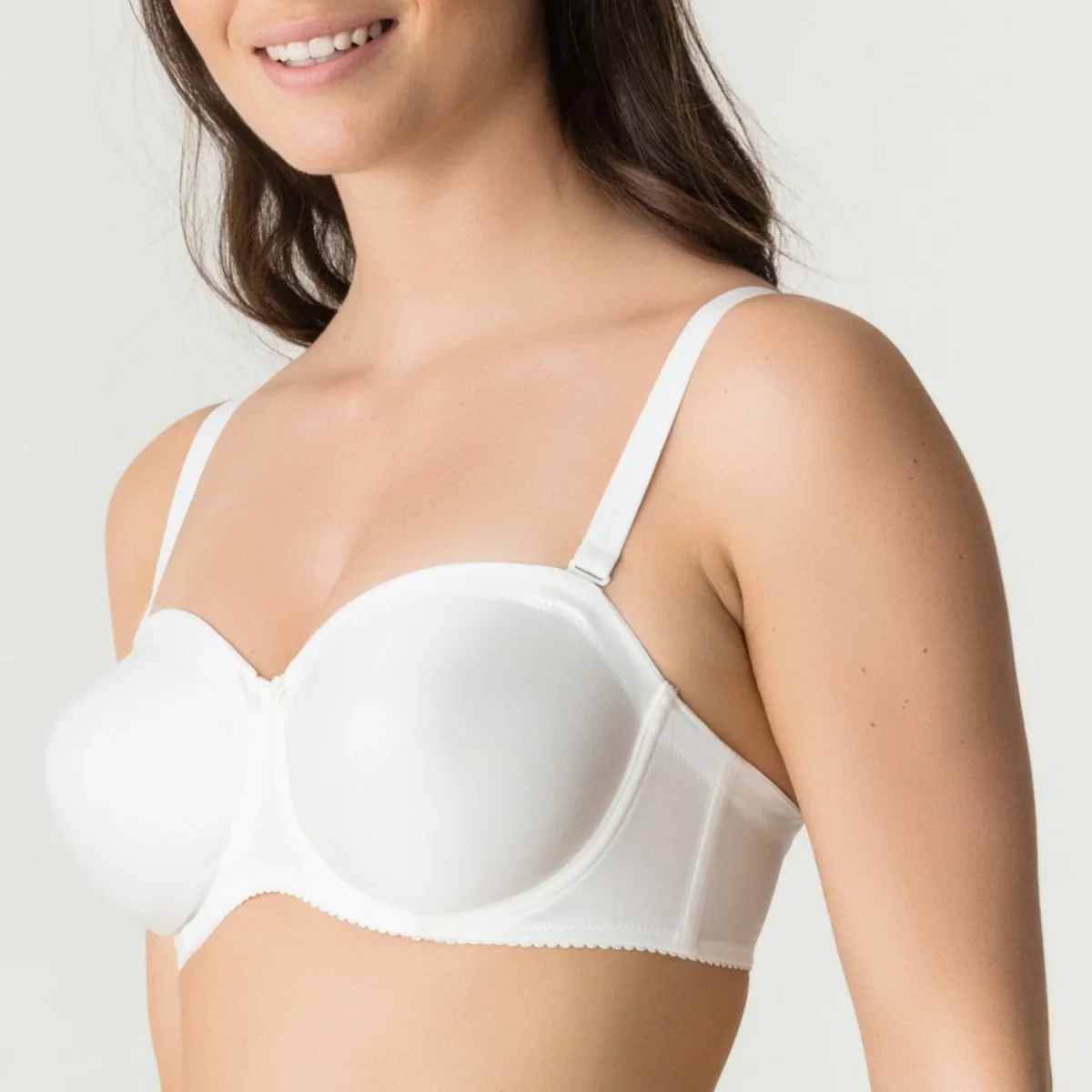 Primadonna - Satin Sans Bretelles Non Rembourré Naturel – Image 4