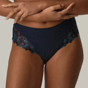 Primadonna - String de luxe Deauville Velours Bleu