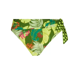 Maillots de bain Antigel de Lise Charmel - La Venus Nature - Bas de bikini large côtés et bas Vert Tropic