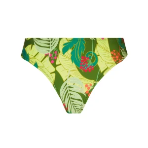 Maillots de bain Antigel de Lise Charmel - La Venus Nature - Bas de bikini large côtés Vert Tropic