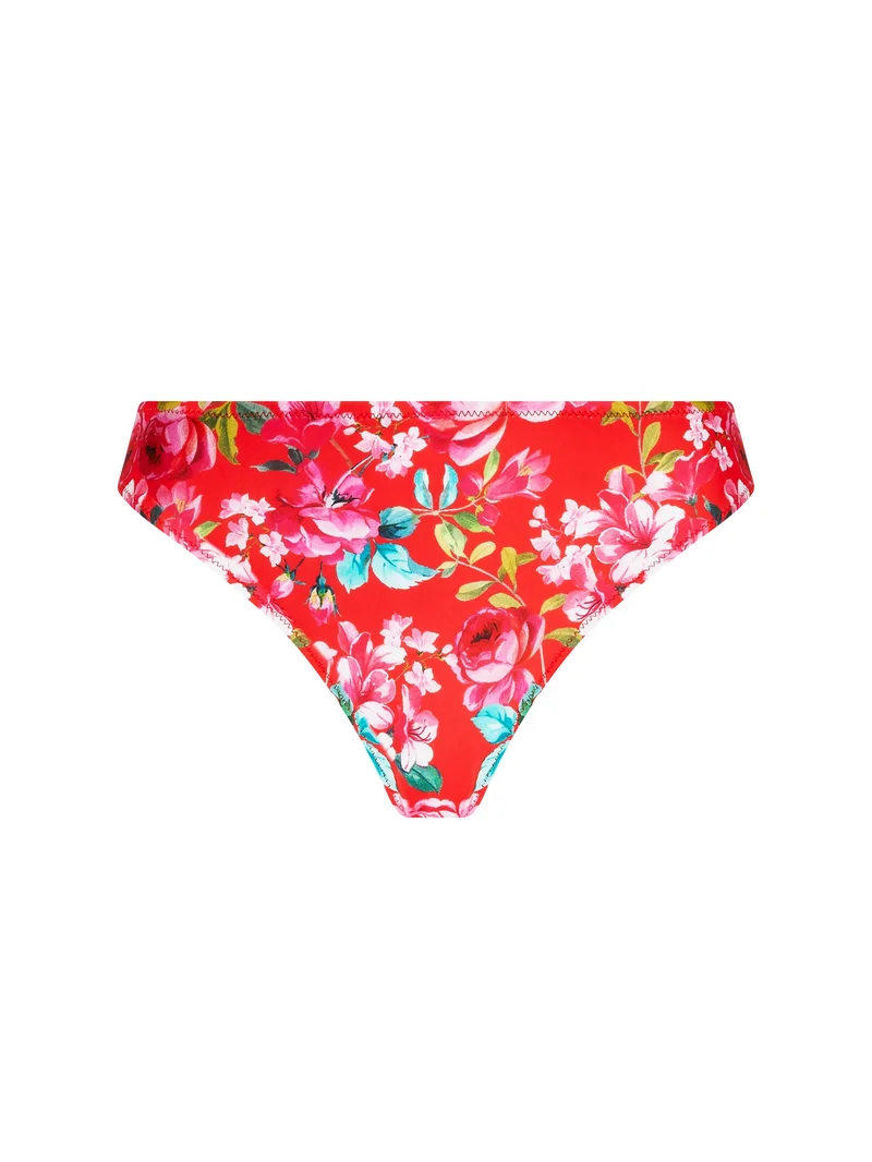 Maillot de bain Antigel de Lise Charmel - Culotte de bikini large La Cherie Forever Rouge Cherie – Image 2