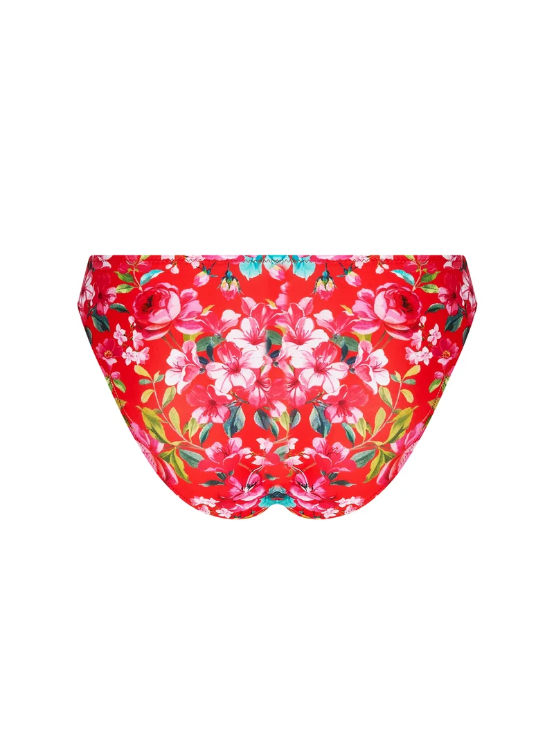 Maillot de bain Antigel de Lise Charmel - Culotte de bikini large La Cherie Forever Rouge Cherie – Image 4