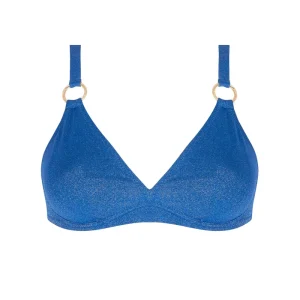 Maillot de bain Antigel de Lise Charmel - Haut de bikini dos nu à armatures La Fashion Sirene Bleu Sirene