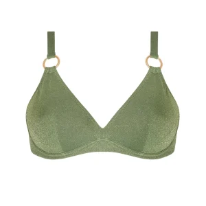 Maillots de bain Antigel de Lise Charmel - Haut de bikini dos nu à armatures La Fashion Sirene Vert Sirene