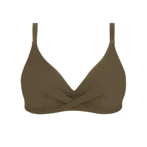 Maillot de bain Antigel de Lise Charmel - La Chiquissima Triangle à armatures Kaki Chic