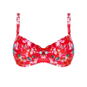 Maillot de bain Antigel de Lise Charmel - Haut de bikini balconnet La Cherie Forever Rouge Cherie