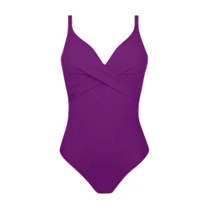 Maillots de bain Antigel de Lise Charmel - Maillot de bain multi-positions sans armatures La Chiquissima Mer Amethyste
